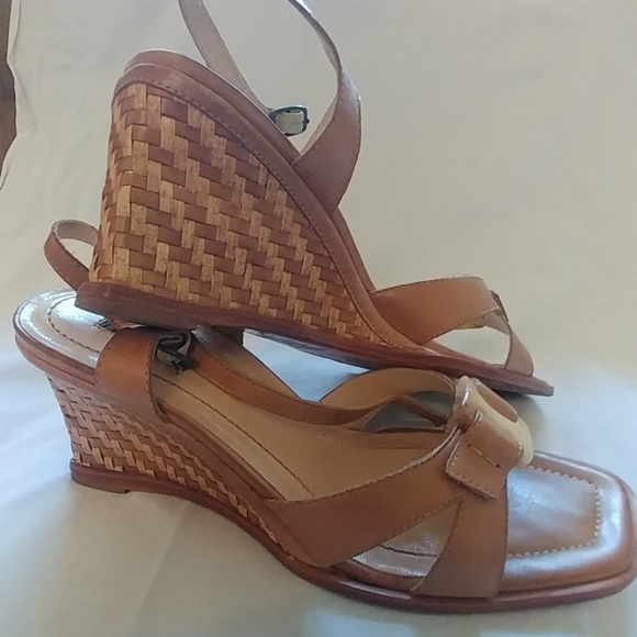 Nickels rattan straw wedges - Picture 2 of 6